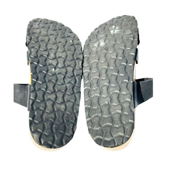 Cushionaire Womens Sandals Luna Cork Footbed One Finger Slip On Black Size 8 - Picture 6 of 6